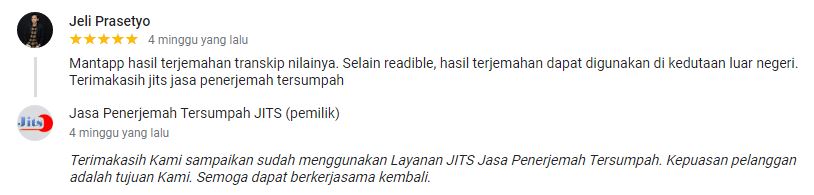 testimoni klien jasa penerjemah 2